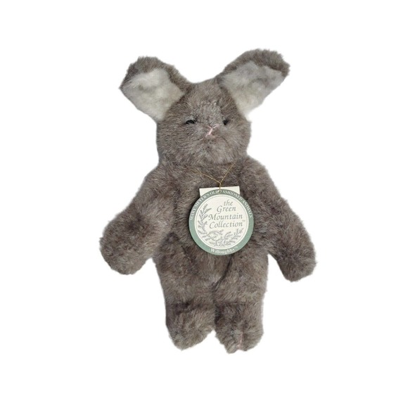 Mary Meyer Willoughby Bunny Rabbit Jointed Plush 1994 Green Mountain Collection - Picture 7 of 9